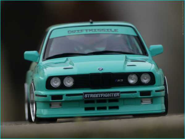 1:18 BMW E30 M3 Streetfighter -Tiffany Blue Edittion + OVP = RAR